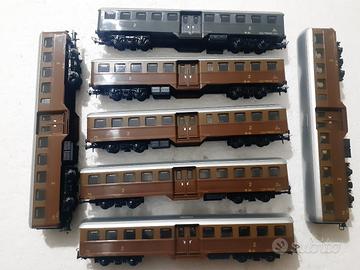 lott carrozze ferroviarie h0 fs corbellini 