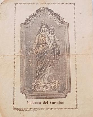l' immagine raffigura la Madonna del Carmine 