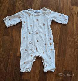 Tutina in fibra di bamboo per neonato