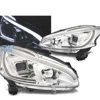 FARI PEUGEOT 208 12-15 TUBO LUCE LED CROMATO