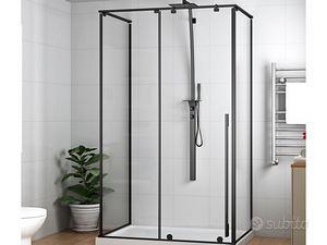 Box Doccia Karma 80x120x80 H200 Nero opaco