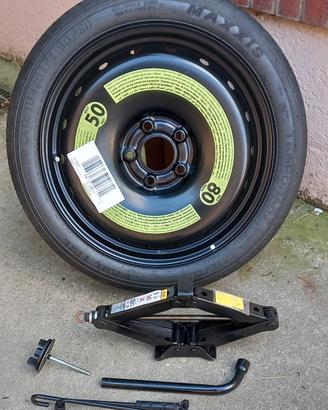 ruotino Kit 125/70 r17 bmw serie 1 2 3 x1 audi a4