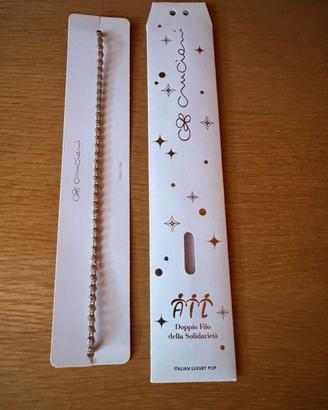 Bracciale Cruciani Doppio Filo della Solidarietà