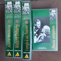 4Videocassette VHS di film di Lubitsch in italiano