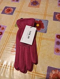 Guanti Donna, Taglia Unica, Fucsia, Viscosa