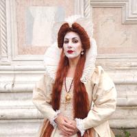 abito storico Carnevale regina Elisabetta I