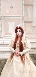 abito storico Carnevale regina Elisabetta I