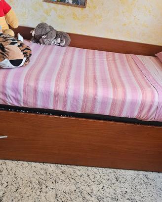 Letto con letto estraibile 