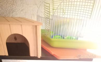 casetta criceto e gabietta criceto 