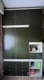 Armadio e scrivania per cameretta - Anni  80