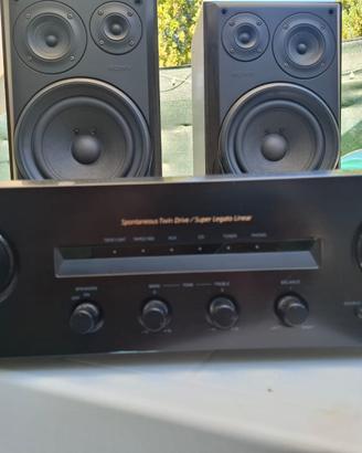 amplificatore hifi sony piu casse sony