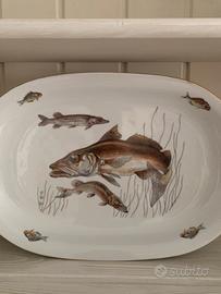 Piatto da portata ovale da pesce
