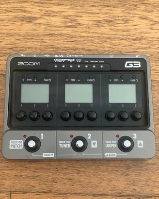 Pedalina multieffetto zoom G3