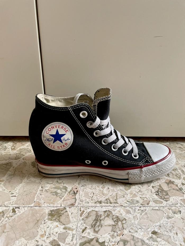 Converse all star con cheap tacco interno