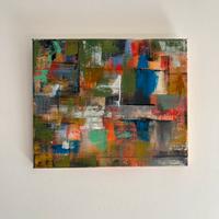 Dipinto su tela, acrilico.