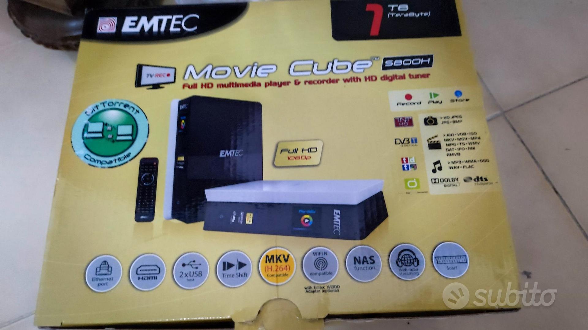 REPRODUCTOR MULTIMEDIA SINTONIZADOR TDT HD EMTEC MOVIE CUBE S800H