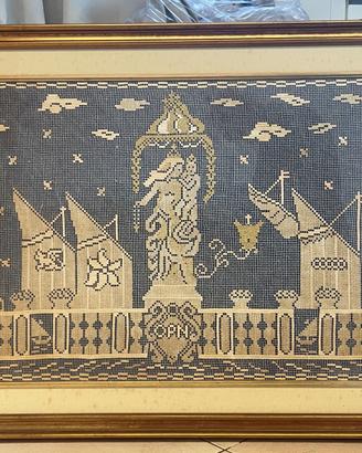 Quadro a merletto Refugium Peccatorum Chioggia