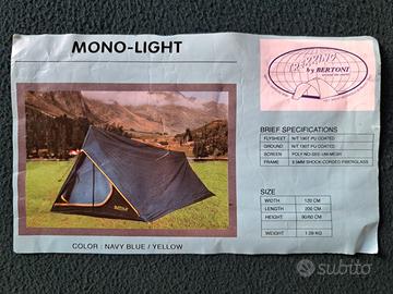 Tenda da campeggio mono-light
