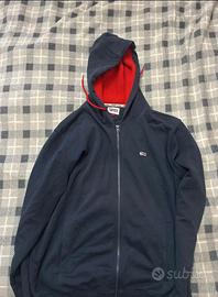 Felpa con cappuccio e zip Tommy Jeans