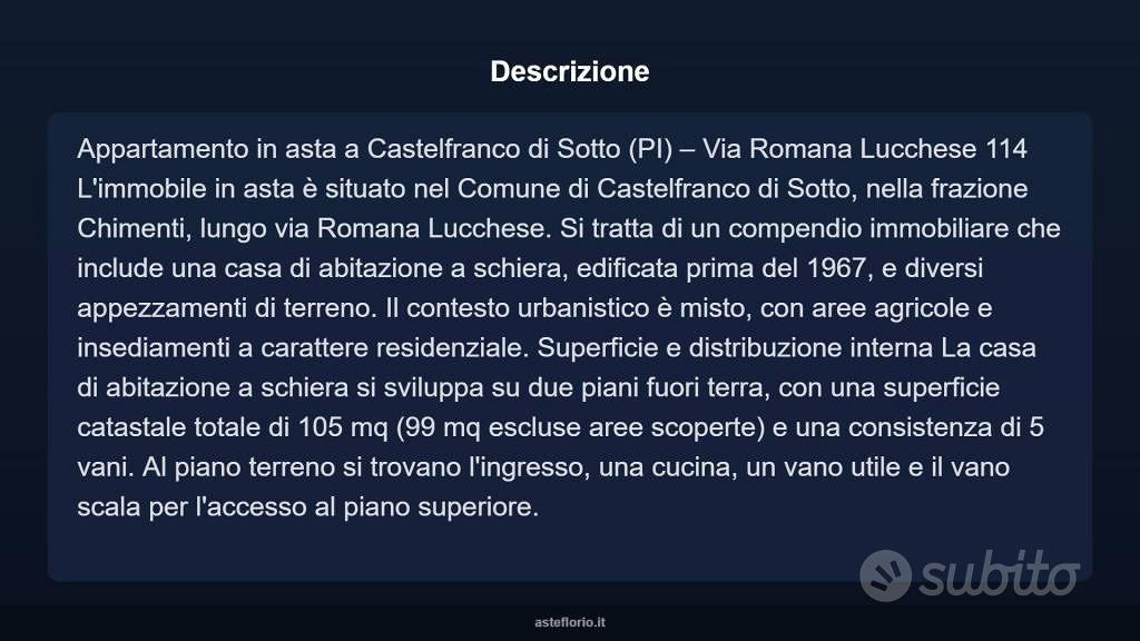 Appartamento – Castelfranco di Sotto, Pisa - Vista 5