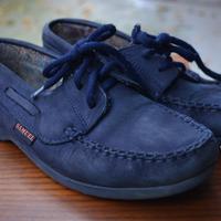 Scarpe bambino mocassini blu, numero 36