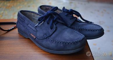 Scarpe bambino mocassini blu, numero 36