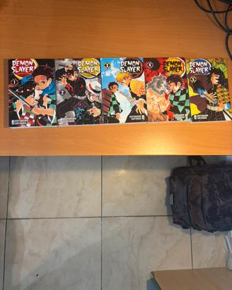 Demon Slayer vol. 1-5 come nuovi – box completo