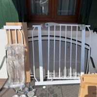 Cancello + estensione per scale sicurezza bambini