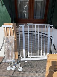 Cancello + estensione per scale sicurezza bambini