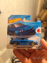 Nissan Skyline GT-R (BNR34) scala 1/64 Hot Wheels 
