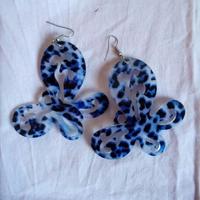 Orecchini farfalla blu