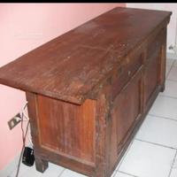 Bancone vintage in legno