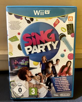 Sing Party WiiU Nintwndo Wii U