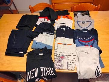 magliette felpe pantaloni 