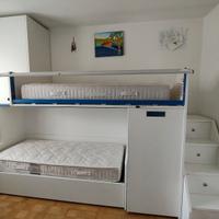 LETTO A SOPPALCO MorettiCompact CON ARMADIO