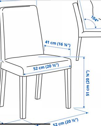 Sedie imbottite Ikea