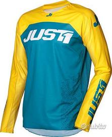 Maglia Cross JUST1 J-Force Terra Blue/Yellow