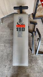 panche e pesi per pesistica 