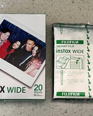 Fujifilm instax WIDE Film Pellicole Instantane