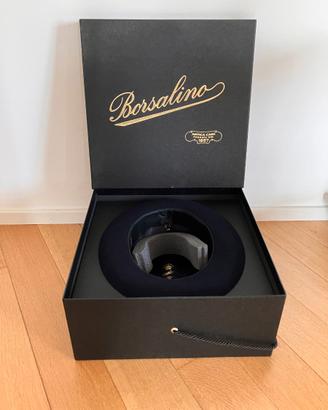 Borsalino Fedora Uomo Blu Mirtillo Taglia 60