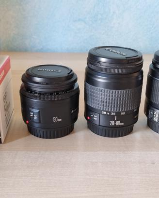 Lotto 3 obiettivi Canon Ef/Ef-s
