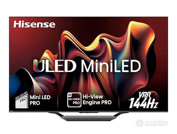 Tv Hisense U7 miniled 55 pollici