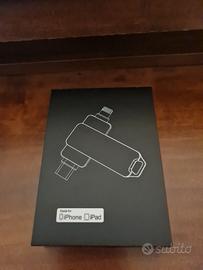 chiavetta USB con connettori Lightning e USB, comp