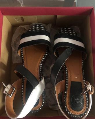 sandali donna con zeppa, nr. 38