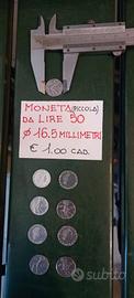 Monete da Lire 50 e  Lire 100 ( PICCOLE) 