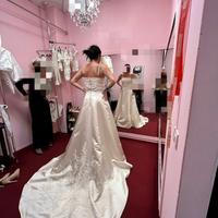 Abito da sposa tg 46 doppio vestito