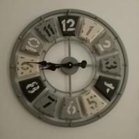 orologio grigio da parete