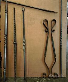 Paletti in ferro battuto per recinzioni parapetti