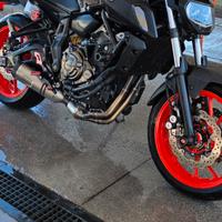 Scarico Yamaha Mt07 Leovince lv one completa 