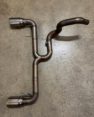 Terminale di scarico Fiat 500 Abarth